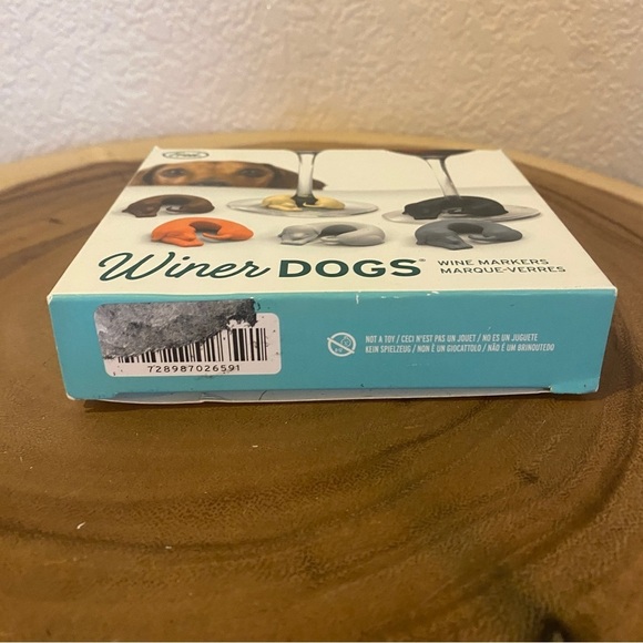 Winer Dogs wine stem markers weiner dachshund new in package bar accessories - Picture 5 of 5
